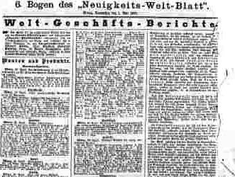 Novinov� str�nka z roku 1890
